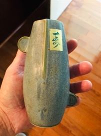 Japanese pottery vase