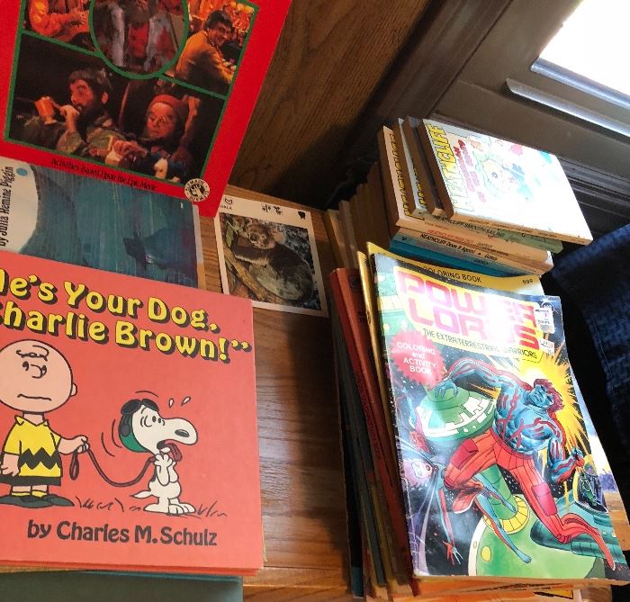 Charlie Brown books and comic books magazines