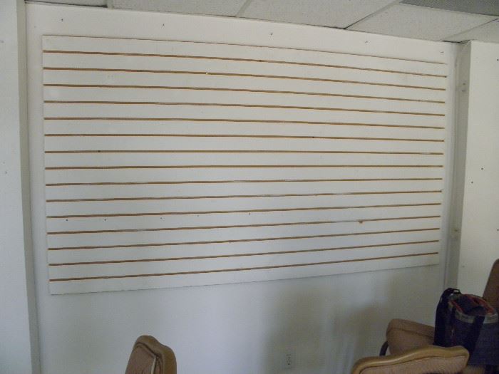 Slat wall / Retail display wall section  4x8  ******$40******  More available   Call Now (760) 788-0775    (760) 445-8571