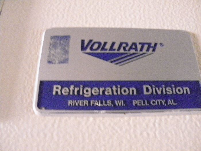 Name Plate on Volrath Walk In*****Call Now for immediate appointment.  (760) 975-5483    (760) 445-8571