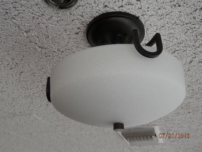 Wrought Iron frame 3 lamp ceiling fixtures.    Have 10+  *********$15each*******   HAVE OTHER COMMERCIAL  LED   LIGHT FIXTURES...no photos yet.  Call Now for immediate appointment.  (760) 975-5483    (760) 445-8571