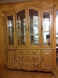 Lighted china cabinet