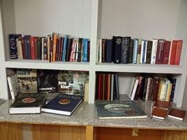 Books include Marine & WWII history books & more