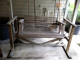 Porch swing - needs a good coat of paint