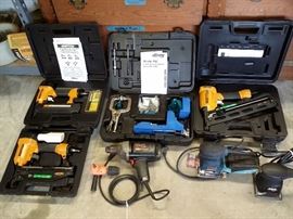 Bostitch Brad Nailer, Bostitch Air Nailer, Kreg Jig, Bostitch Angled Finish Nailer, Craftsman Drill, Bosch Sander