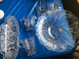 Elegant glass of the Depression (Rosepoint)