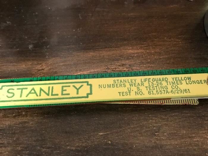 More Stanley rulers...I'm sure there are some nuns missing these somewhere.