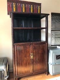 another view of the Pagoda Red Cabinet