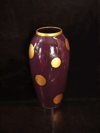 Ceramic vase signed by artist.
