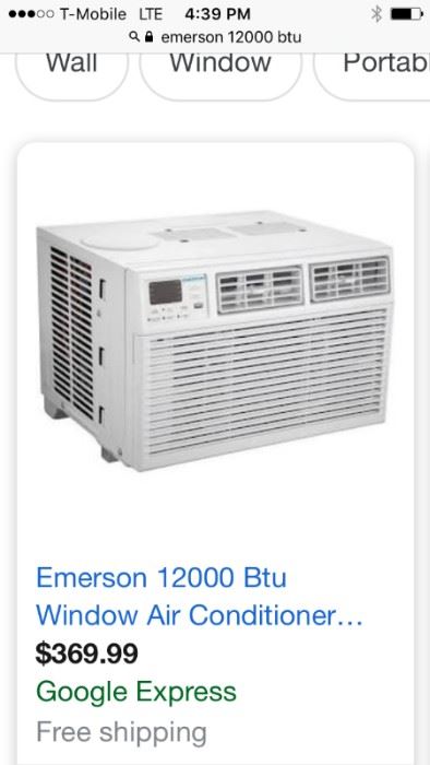 Emerson 12,000 BTU Window Air Conditioner