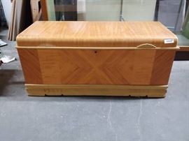 Beautiful Cedar Lined Art Deco Hope Chest