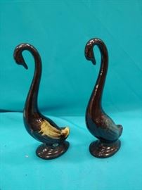 Ceramic Swan Figurines