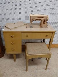 Mid Century Modern Singer Sewing Machine