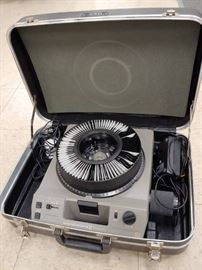 Slide Projector in Carrying Case