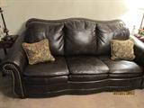 LEATHER SLEEPER SOFA