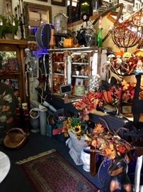 Fall Decor, Garden Items, Shelving Units, Baskets, Unique Decorative Items, Rugs