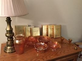 Carnival glass collection 