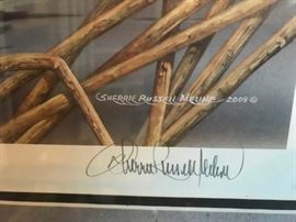 #5	sherlie Merlin duck print bull sprig  32x23 number 372/4700	 $75.00 	