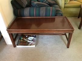 #14	Wood Rectangle Coffee Table  42x20x17	 $75.00 	
