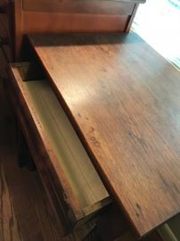 #31	1 drawer end table   20x20x29 w/spindle legs	 $100.00 	