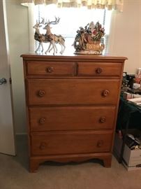 #50	As Is Finish 4 drawer chest of drawers  36x20x47	$75 	