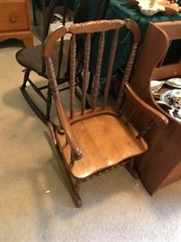 #52	Kid's Rocker Spindle Back 	 $15.00 	