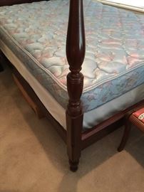 #54	Dixie Queen 4 poster Bed w/rails	 $190.00 	
#55	Mattress/Boxsprings Queen	 $100.00 	