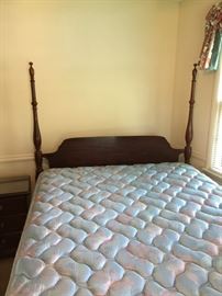 #54	Dixie Queen 4 poster Bed w/rails	 $190.00 	
#55	Mattress/Boxsprings Queen	 $100.00 	