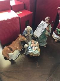 #90	Fitz and Floyd 4 piece Nativity set	 $120.00 	