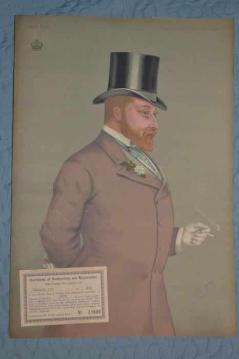 3 Vanity Fair Caricatures: “Edward VII” + 2 additional 
  https://ctbids.com/#!/description/share/50270