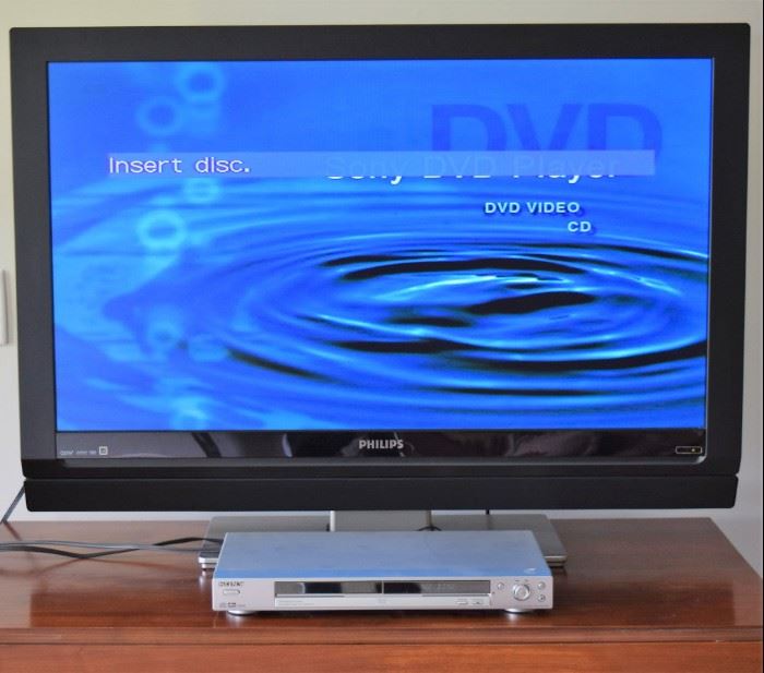 Philips LCD TV & Sony CD/DVD Player https://ctbids.com/#!/description/share/50209