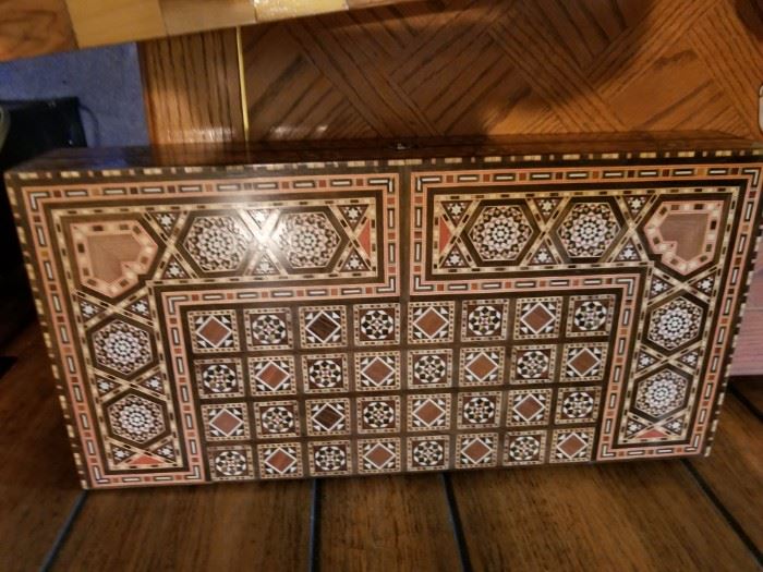 Backgammon inlaid made in old Damascus