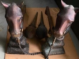 Horsehead andirons