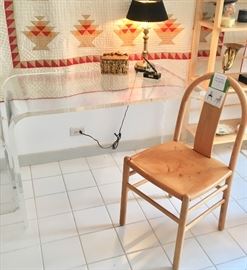 Lucite Acrylic Desk
Thalia leather seated chair