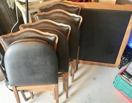  Vintage Card table w/ 4 chairs
