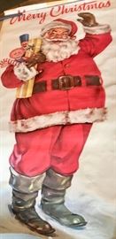 Vintage Santa poster