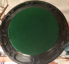 Folding poker table. 