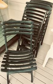 Acrylic folding chairs