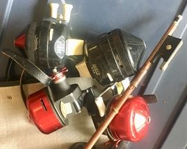 Zebco Fish reels. 