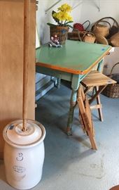 Red Wing Stonewear 3 gallon Butter Churner w/ Dasher