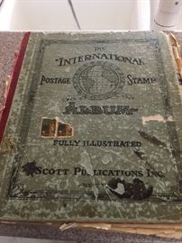 The International Postal Stamp Album by Scott Publications, vintage