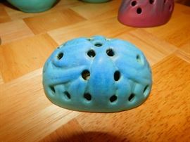 Van Briggle art pottery flower frog