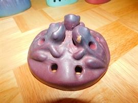 Van Briggle art pottery flower frog