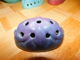 Van Briggle art pottery flower frog