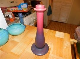 Van Briggle art pottery candle stick