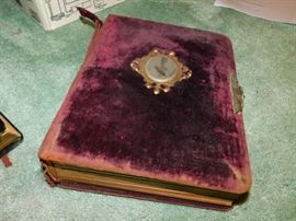 vintage photo albums