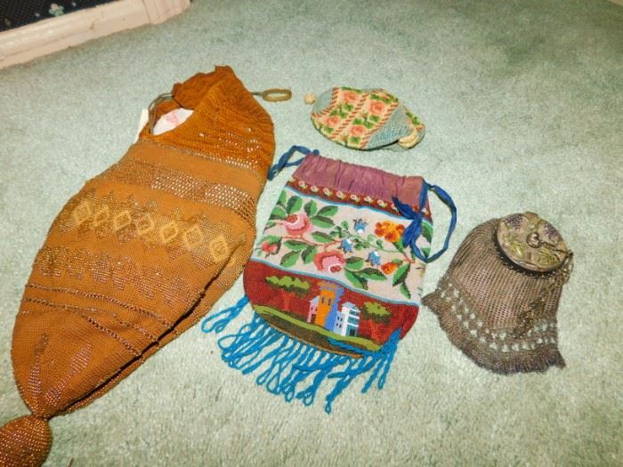 vintage beaded purses