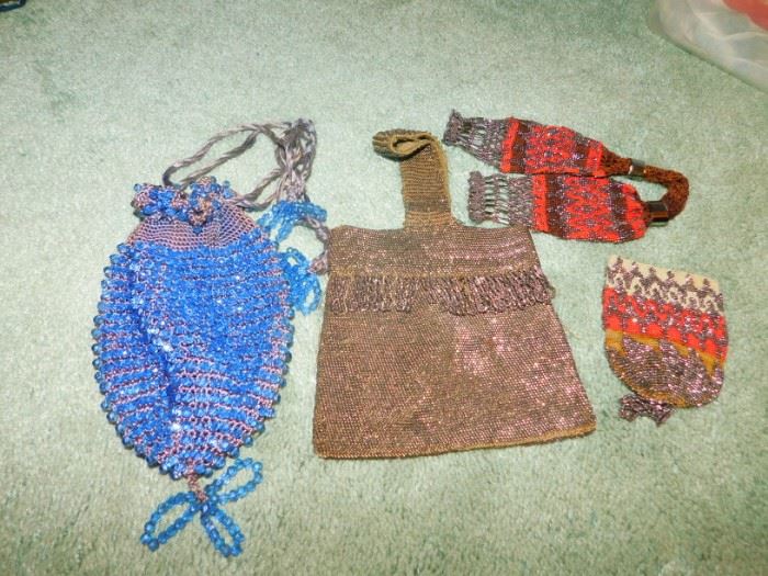 vintage beaded purses
