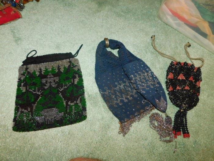 vintage beaded purses