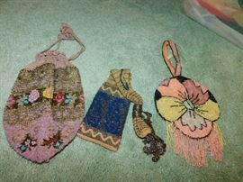 vintage beaded purses